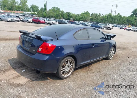 2006 Scion Tc из США, поврежденный, VIN JTKDE177860106449